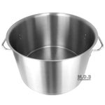 Dutch Oven Pot 22Qt Heavy Duty Capsulated Bottom w/ Lid Traditional Olla Stainless Steel Stockpot