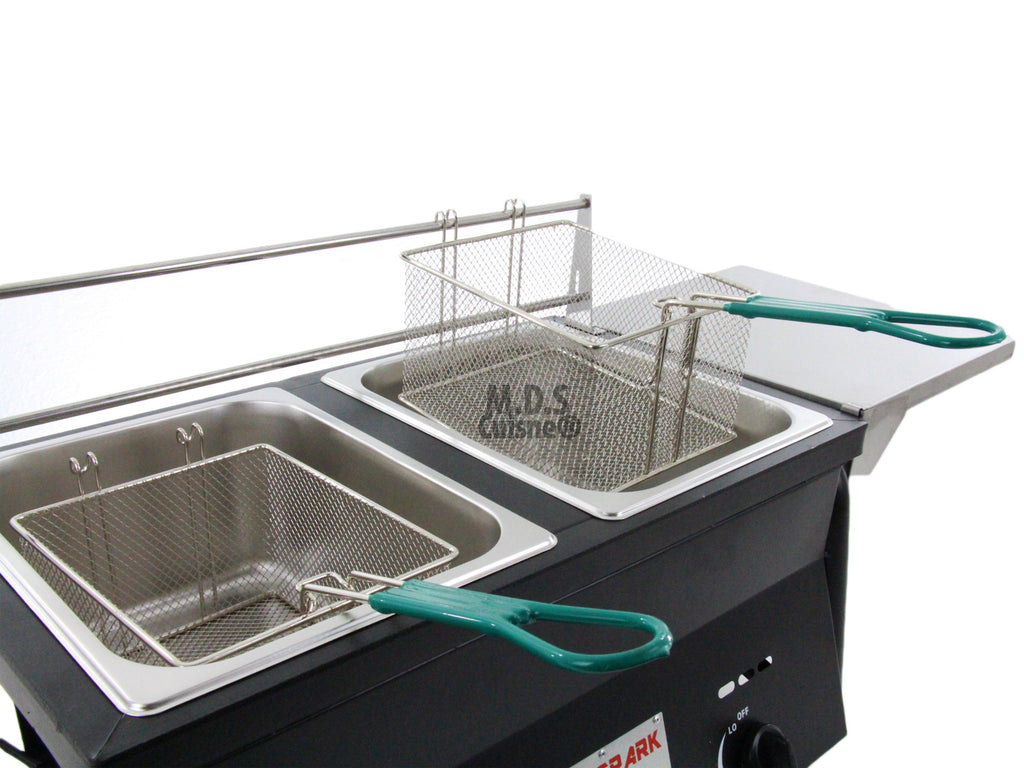 18 QT. Dual Basket Fryer