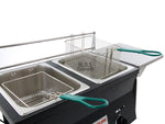 Deep Fryer Double Basket 10 QT Stainless Steel Propane Gas