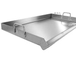 Stainless Steel Flat Top Griddle With reinforced brackets under griddle-Heat Distributor