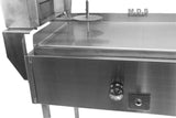 Ematik Catering Cart 5 in 1 Trompo Tacos al Pastor Stainless Steel 36" Griddle with Steamers