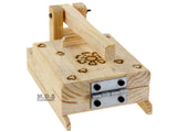 Tortilla Press Mini 4.5 Inch Authentic Traditional Wood Tortilla Maker New