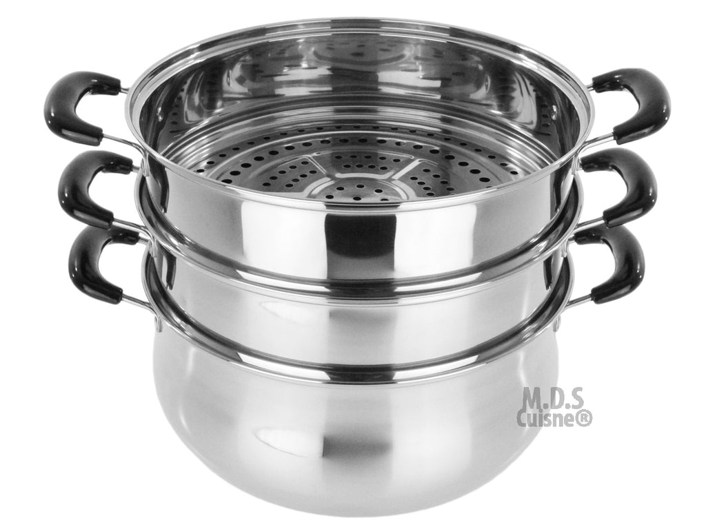 3 Tier Stainless Steel Steamer Cookware Pot (14) – festcool