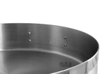 Low Stockpot 21Qt Commercial Grade Heavy Duty Gauge Stainless Steel Restaurant Kitchen Casserole Soup Stew Seafood Rice