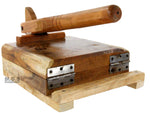 Tortilla Press Wood Tortilladora de Madera Barnizada Mezquite Tortilla Press Heavy Duty 9.5"x 9" …