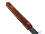 Turner Burger Heavy Duty Polished Stainless Steel Grill Spatula Scraper Wood Handle