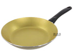Fry Pan Non Stick 9" Inch Teflon Golden Aluminum Stay Cool Handle Skillet