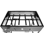 Ematic Catering Cart 36” Griddle 100% Pure Heavy Duty Gauge Steel Commercial Stainless Steel Taco Cart