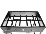 Ematic Catering Cart 36” Griddle 100% Pure Heavy Duty Gauge Steel Commercial Stainless Steel Taco Cart