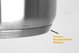 Stockpot 5 Layer Capsulated Bottom Stainless Steel Vaporera Tamalera Traditional Stock Pot Olla Tamale