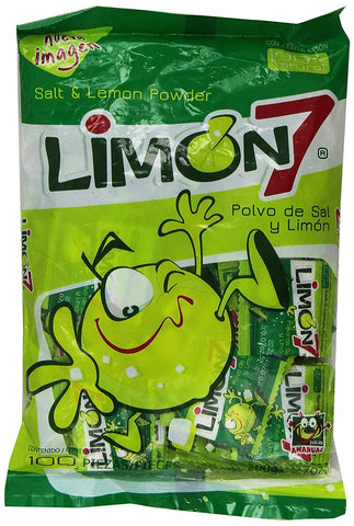 Mexican Candy Limon 7 Salt & Lemon Sal Y Limon Polvo Powder Dulces Mexicana