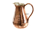 Pitcher Jar 100% Copper Hammered Handcrafted 72 oz. Pitcher