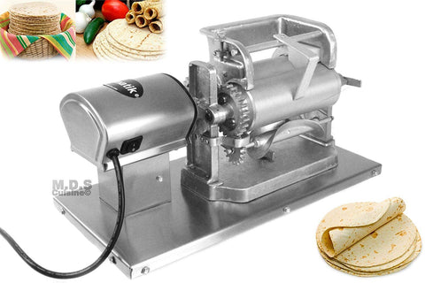 Tortilla Press Roller Maker Electric Stainless Steel para Corn Masa Rolled Homemade Tortillas Maiz