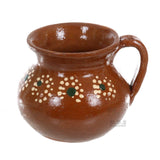 Taza De Barro 10 OZ Traditional Artisan Hand painted Floral 100% Lead Free