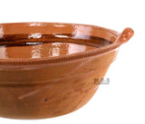 Cazuela de Barro 13.5" Lead Free Clay Pot Traditional Artisan Artezenia Casserole Olla Mexican