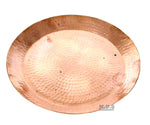 Shot Glass 100% Pure Hammered Copper Five Piece Set with Plate Mescalero Tequilero