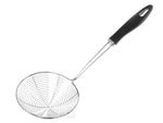 Strainer 13.5” Asian Spider Stainless Steel Kitchen and Restaurant Cooking Utensil Skimmer Ladle with Handle for Frying Fryer Pasta Spaghetti