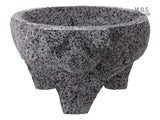 Molcajete PigHead 5.5” Mini Mortar & Pestle Salsera Salsa Guacamole Tejolote Metlapil Lavastone Aztec Mayan Toltec Volcanic Rock Ancient Traditional Pre-Hispanic Antique Grinding Stone Metlapil Bowl