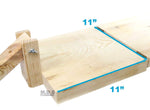 Tortilla Press 11” Pine Wood Tortilladora de Madera Big Tortilla Press Heavy Duty Traditional