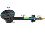 Ematik Burner Jet #4 High Pressure Dragon Burner with Hose and Regulator Portable Outdoor Heavy Duty Propane Gas