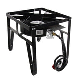 Single High Pressure Gas Burner Square Patio Outdoor Stove Propane Camping Heavy Duty