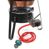 Ematik Cazo Copper 18" Set Carnitas Kit with Burner & Stand Cazo de Cobre Fryer