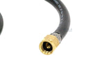 Ematic Regulator Hose High Pressure 0-20 PSI Adjustable Gas Grill Regulator 4 Ft. with 3/8 Female Flare Nut Connection Safety Certified