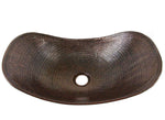 Sink Oval Hand Hammered Artisan Copper Cobre Drop in Luxor Modern Bathroom Antique Sleigh Vessel Sink Sumidero