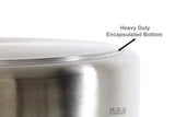 Stock Pot 24 Qt Stainless Steel Commercial Heavy Duty Steamer Pot Kitchen Restaurant Olla Steamer Pot with Lid (24 Qt StockPot with Steam Rack)