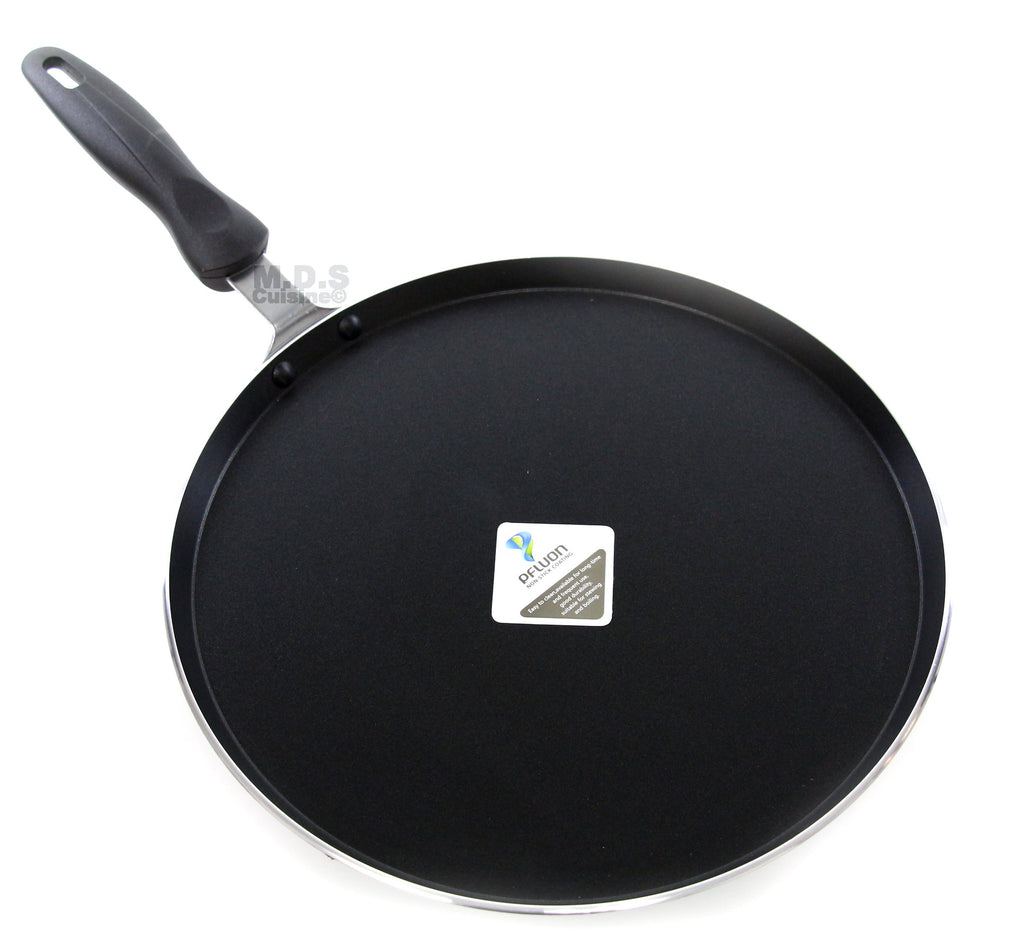 Ematik Comal 12” Aluminum Non-Stick Round Griddle Pan Sarten