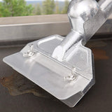 Scraper Aluminum 14” Griddle Grill Commercial Heavy Duty Splashguard 6” Blade Restaurant Scraper Cleaner