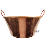 Cazo de Cobre Puro 21" Para Carnitas Hanging Classic Traditional Tacos Pure 100% Copper Mexico