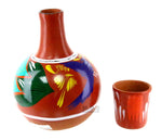 Botellon De Barro Aqua Jarra 2 Qt Artisan Artezenia Mexican Clay Cantaro Lead Free Jug Water Dispenser