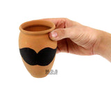 Cantarito De Barro 12 Oz Decorative Artisan Artezenia Jarrito Traditional Authentic Mexican Lead Free Red Clay Loco Margarita Michelada (2 Cantaritos)