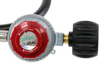 Ematic Regulator Hose High Pressure 0-20 PSI Adjustable Gas Grill Regulator 4 Ft. with 3/8 Female Flare Nut Connection Safety Certified