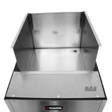 Ematic- Deep Fryer Stainless Steel 21 Qt. Dual Basket Commercial Grade Catering Cart
