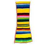 Ematik Serape Traditional Vibrant Colorful 100% Mexican Table Runner Zarape Throw Blanket Table Linen from Saltillo Coahuila Fiesta (Cobalt Blue)