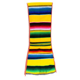 Ematik Serape Traditional Vibrant Colorful 100% Mexican Table Runner Zarape Throw Blanket Table Linen from Saltillo Coahuila Fiesta (Cobalt Blue)