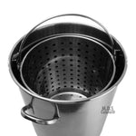 Pot Strainer Basket 36QT Heavy Commercial Stainless Steel Duty Outdoor Stockpot
