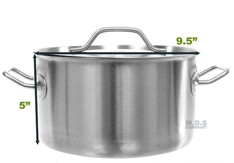 Emeril 6Qt Stainless Calibrated Stockpot Dutch Oven Sauce Pot Pan