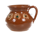 Taza De Barro 10 OZ Traditional Artisan Hand painted Floral 100% Lead Free