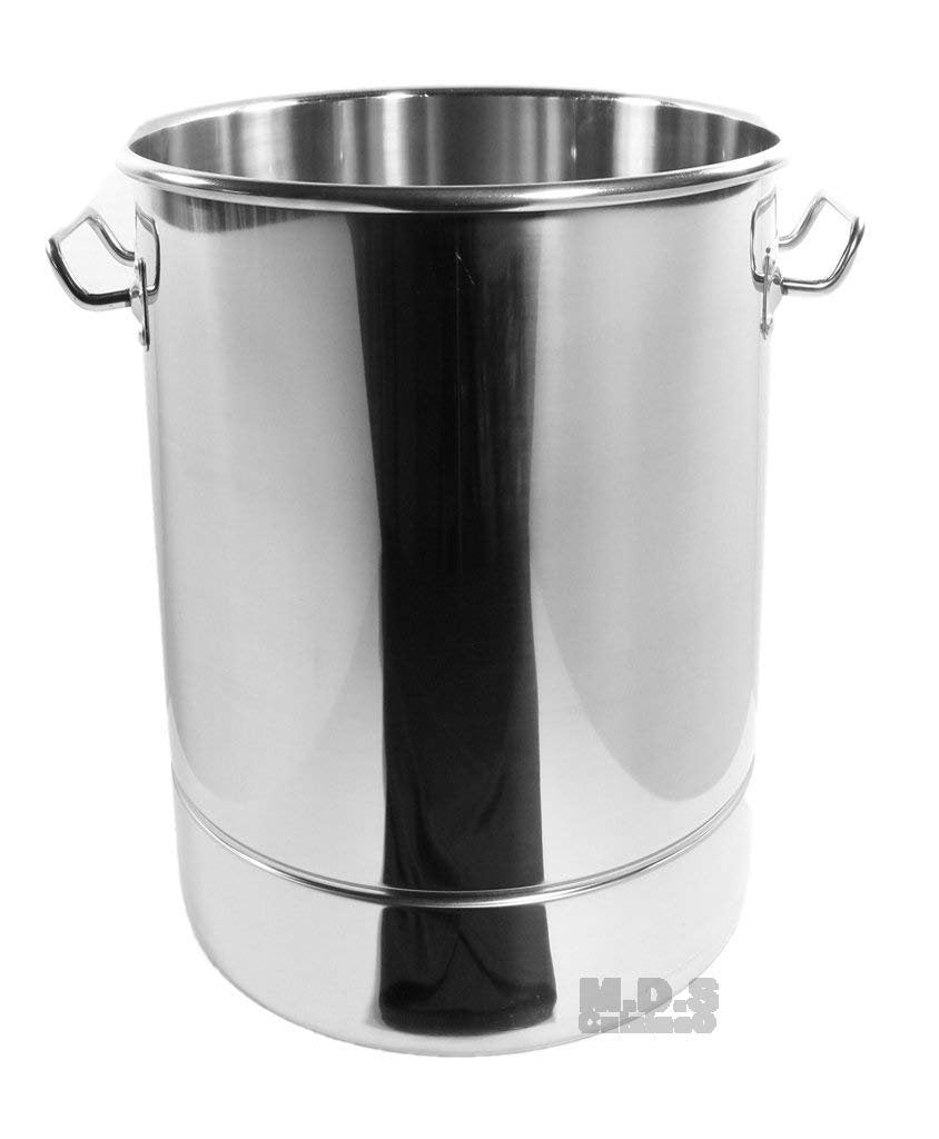 ARC 24QT Stainless Steel Vegetable Steamer, Tamale Steamer Pot, Seafood  Boil Pot with Divider and Steamer Rack, 6 Gallon