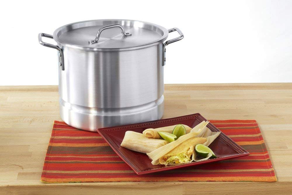 16 Quart Stock Pot Stainless Steel Large Kitchen Soup Big Cooking