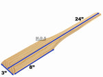 Pala 24" Wood Utensils Mixing Paddle Oak Heavy Duty Commercial Cazo Carnitas