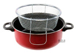 Fryer Pot 5 Qt. With Fry Basket and Glass Lid Olla Para Freir Freidora Fries