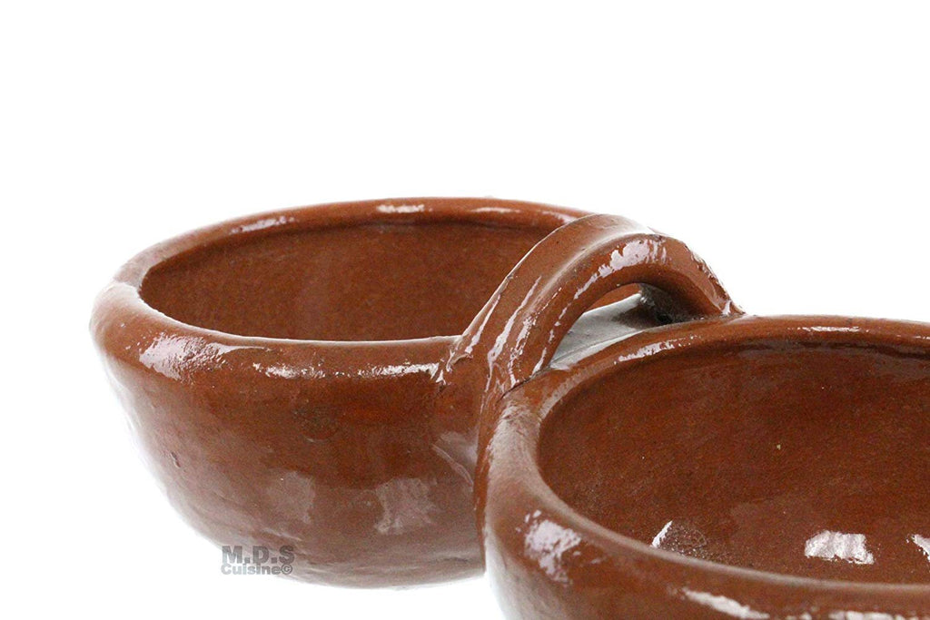 Cazuela De Barro 7.5” Brown Glaze Interior Finish 100% Lead Free Mexic –  Kitchen & Restaurant Supplies