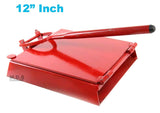 Tortilla Press 12” Red Heavy Duty Iron Restaurant Commercial Authentic Mexican Tortillas