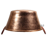 Cazo De Cobre Para Carnitas Large 13" Heavy Duty Gauge Copper 100% Made Mexico