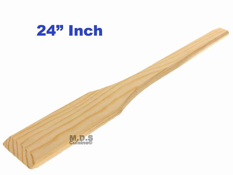 Pala 24" Wood Utensils Mixing Paddle Oak Heavy Duty Commercial Cazo Carnitas