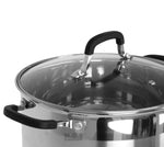 Stockpot 5 Layer Capsulated Bottom Stainless Steel Vaporera Tamalera Traditional Stock Pot Olla Tamale